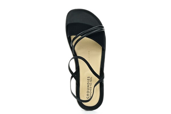 Groundies Corfu Black barefoot sandále 40 EUR