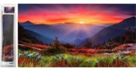 Norimpex Diamantové maľovanie Západ slnka v horách 30x40 cm (1009024)