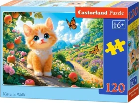 Castorland 13623 Puzzle Mačiatko na prechádzke