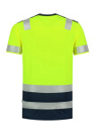 Tričko High Vis Bicolor Tričko unisex fluorescenčná žltá M