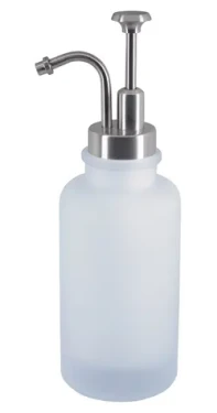 Spirella Yoko dávkovač mydla biely / sklo / 280 ml