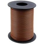 Donau Elektronik 125-S25-8 opletenie / lanko, 1 x 0.25 mm², hnedá, 25 m; 125-S25-8