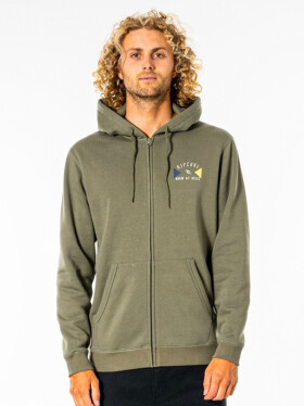 Rip Curl DAMS THRU DUSTY OLIVE pánska mikina - M