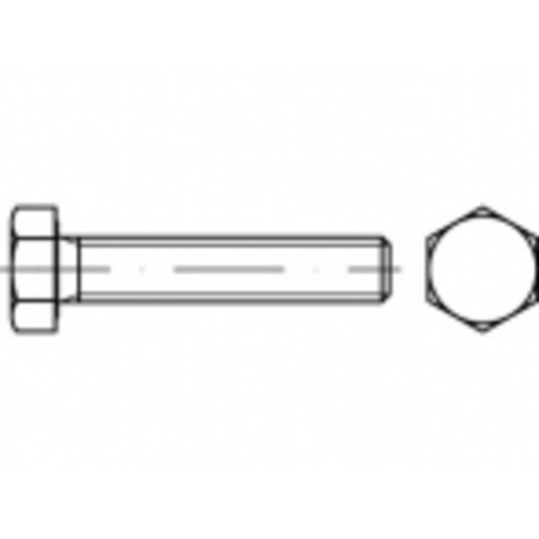 TOOLCRAFT TO-5410689 šesťhranná skrutka M18 65 mm vonkajší šesťhran ocel glavanizované zinkom 25 ks; TO-5410689