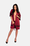 Dámsky župan LivCo Corsetti Fashion Housecoat Claret