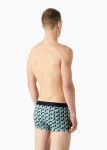 Pánske boxerky 111389 3F504 26642 zelenomodré Emporio Armani