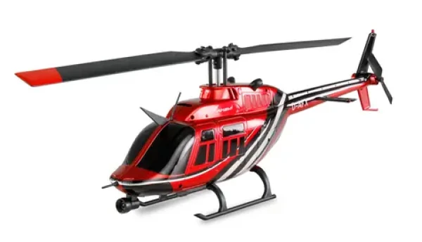 AMEWI Bell 206 Jet Ranger čierna, červená