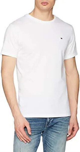 Pánské Tričko s krátkým rukávem model 20969707 bílé - Tommy Hilfiger M
