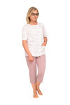 200 DÁMSKE PYŽAMO MARIA cappuccino 2XL