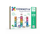 Connetix Connetix Tiles - Magnetická guľôčková dráha priehľadná 114 ks