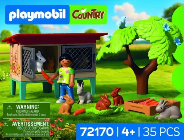 Playmobil Stavebnica Country 72170 Králikáreň