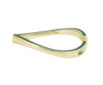 Lacoste Moderný pevný náramok z pozlátenej ocele Glori 2040543