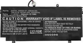 CoreParts Notebook Battery for HP 57.75Wh