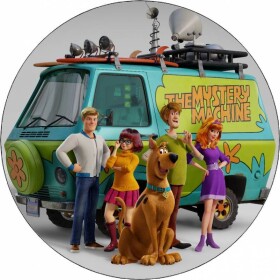 Jedlý papier Scooby Doo tím 19,5 cm - Pictu Hap - Pictu Hap