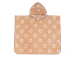 Jollein Osuška pončo Jacquard Flower / 62 × 65 cm / od 12 mesiacov do 3 rokov (533-550-68168)