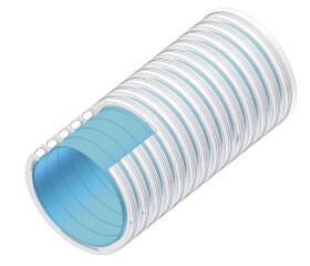 Espiroflex PVC flexi hadica - Bazénová hadica PROTECT® (vrstva odolná chlóru) d= 63 mm