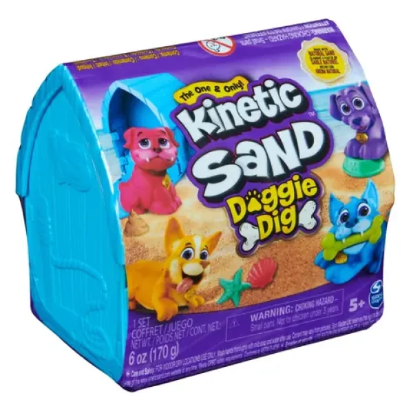 Spin Master Kinetic Sand psík v búde
