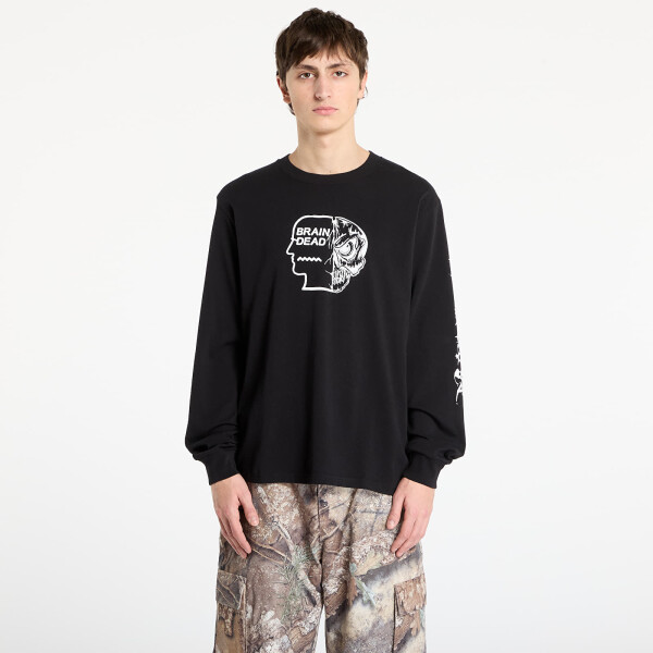 Tričko Brain Dead Skull Mech Long Sleeve Black M