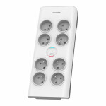 Philips SPN7080WA/60 biela / Prepäťová ochrana / 8 zásuviek (SPN7080WA/60)