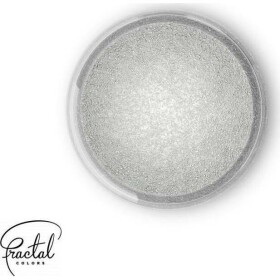 Dekoratívna prášková perleťová farba Fractal - Sparkling White (3,5 g) - dortis - dortis