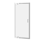 CERSANIT/S - SPRCHOVÉ DVERE 80 TRANSPARENT SKLO + vanička S154-005-SET1