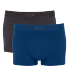 SLG BASE - Pánske športové nohavičky (2 ks) z organickej bavlny Sloggi BLACK COMBINATION S