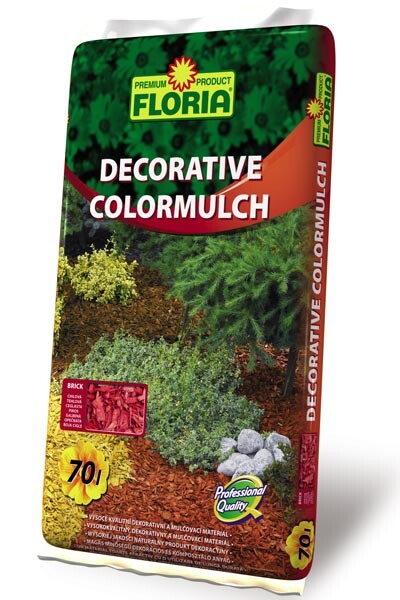 AGRO FLORIA Decorative ColorMulch tehlová 70 l