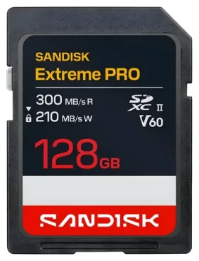 SanDisk Extreme PRO SDXC 128GB / Pamäťová karta / UHS-II / čítanie 300 MB/s / zápis 210 MB/s (SDSDXEM-128G-GN4IN)