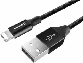 Baseus originálny kábel USB-A na Lightning čierna / 1.2 m (25263-uniw)