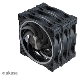 Akasa SOHO AR / ventilátor 120mm / aRGB / PWM / 500-2000 RPM / 3 ks (AK-FN108-KT03)