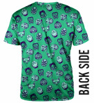 Aloha From Deer Kabuki Mask T-Shirt TSH AFD926 Green