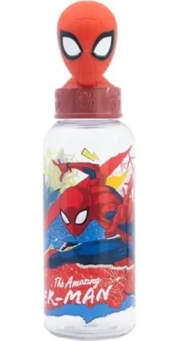 STOR Fľaša na pitie Spiderman 560 ml / Detská fľaša na pitie / Ecozen / Bez BPA (83554)