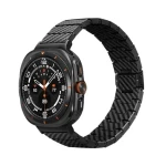 Pitaka Karbónový remienok pre Samsung Galaxy Watch Ultra čierna / 22mm (SAW2402)