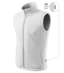Next fleecová vesta unisex biela 00 (štítok značky) M