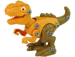 Mamido Set Dinosaurus Tyrannosaurus Rex s vajcom DIY skrutkovač Orange