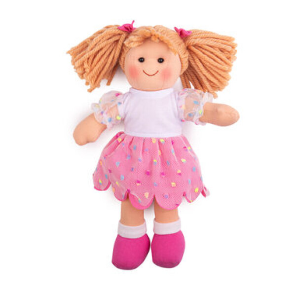 Bigjigs Toys Látková bábika Darcia 28 cm