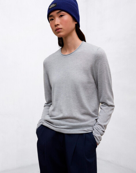 ECOALF Milo Knit LIGHT GREY MELANGE M