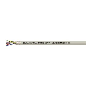 HELU 21117-100 dátový kábel 2 x 2 x 0.34 mm² sivá 100 m; 21117-100