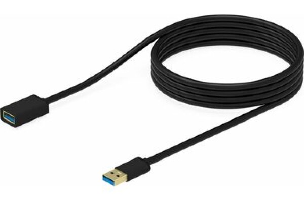 KRUX Predlžovací kábel USB-A (M) - USB-A (F) 1.5 m čierna (KRX0053)