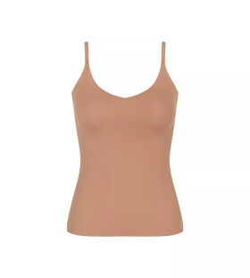 Dámsky top ZERO Feel 2.0 Špagetový top - BROWN - hnedý 00CM - SLOGGI BROWN XXL