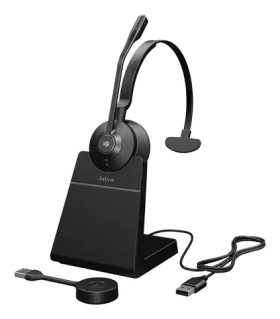 JABRA Engage 55 SE MS Link400a Stand čierna / Mono náhlavná súprava / mikrofón / dosah 150 m (9653-455-111)