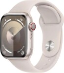 Apple Watch 9 GPS + Cellular 41mm Starlight Alu Sport S/M Béžový (mrhn3qc/a)