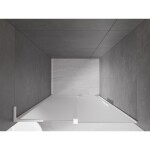 MEXEN/S - Velar L posuvné sprchové dvere 110, dekor, biela 871-110-003-31-20