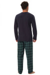 Pánske pyžamo 41913 Herb dark blue - HENDERSON tmavě modrá L