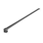 Sprchová zástena Walk-in 140 cm SAT vo farbe profilu PVD Gun metal SATBWI140PRGM SATBWI140PRGM