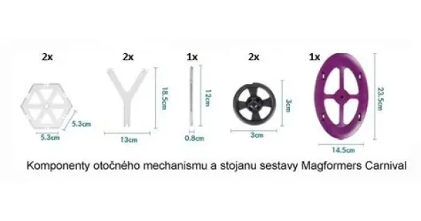 MAGFORMERS Carnival - príslušenstvo