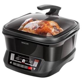 Sencor SFR 9300BK čierna / Multifunkčný Fritovací Hrniec / 1800W / 4.8L / 40 - 240°C (8590669293155)