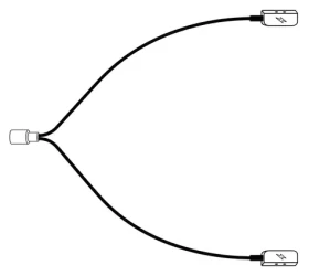 Aligator Magnetický nabíjací adaptér pre Music Sun Glasses / Nabíjací adaptér / Magnetické pripojenie