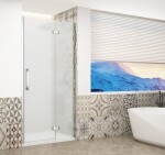 GELCO TRINITY CHROM dvere do niky pravé, 900 matné sklo, GT1290MR-CH GT1290MR-CH