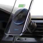Araree Renergy AM15V MagSafe čierna / Držiak do auta / Magnetický / 15W bezdrôtové nabíjanie / Do ventilácie (AR60-01798A)